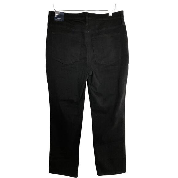 J. Crew Essential Straight Jeans All-Day Stretch Straight Leg Black NWT Size 30 - Picture 4 of 10